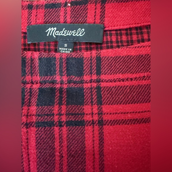 Madewell Herald Tee in Curtis Plaid - Picture 3 of 10